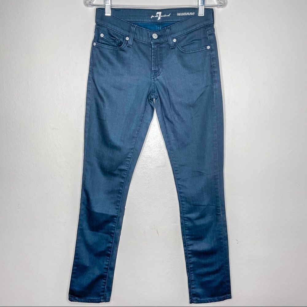 7 For All Mankind Roxanne Skinny Jeans Dark‎ Wash